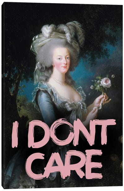 Marie Antoinette Quotes Canvas Art Print - Bona Fidesa