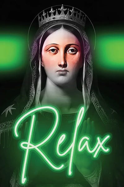 Maximalist Quote Collage by Bona Fidesa art print