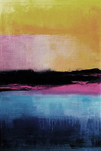 Abstract Rainbow I by Bona Fidesa art print