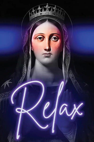 Maximalist Quote Portrait by Bona Fidesa art print