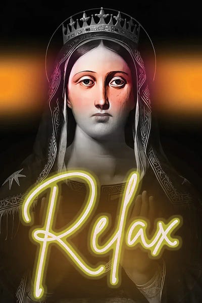 Queen Eclectic Quote by Bona Fidesa art print