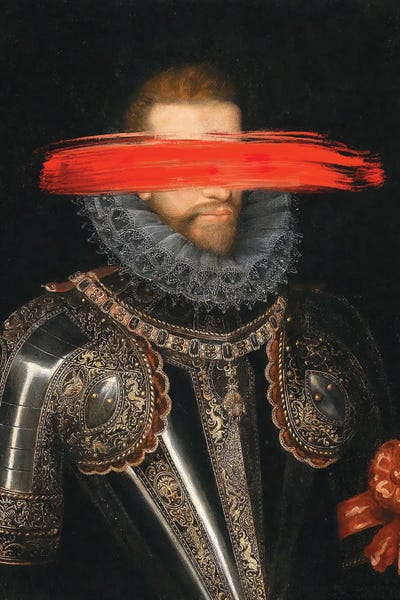 Renaissance Portraits With Surrealist Elements by Bona Fidesa art print