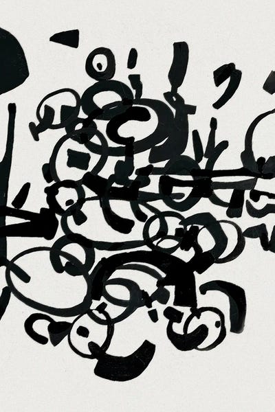 Abstract Geometric II by Bona Fidesa art print