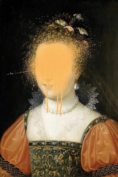 Renaissance Art With Surrealist Elements And Baroque Touch by Bona Fidesa canvas print