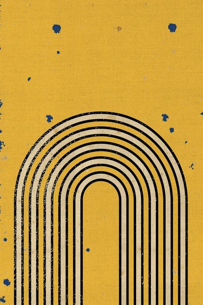 Abstract Rainbow II by Bona Fidesa art print