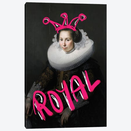 Renaissance Art With Surrealistic Expression And Baroque Flair In Surrealist Collages Of Portraits With A Twist Canvas Print #BFD585} by Bona Fidesa Canvas Print
