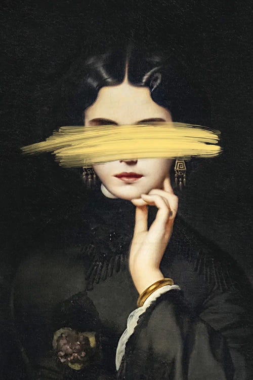 The Elegance Of Surrealism A Baroque Female Portrait