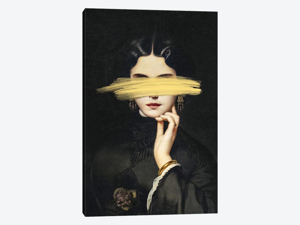 The Elegance Of Surrealism A Baroque Female Portrait by Bona Fidesa 1-piece Art Print