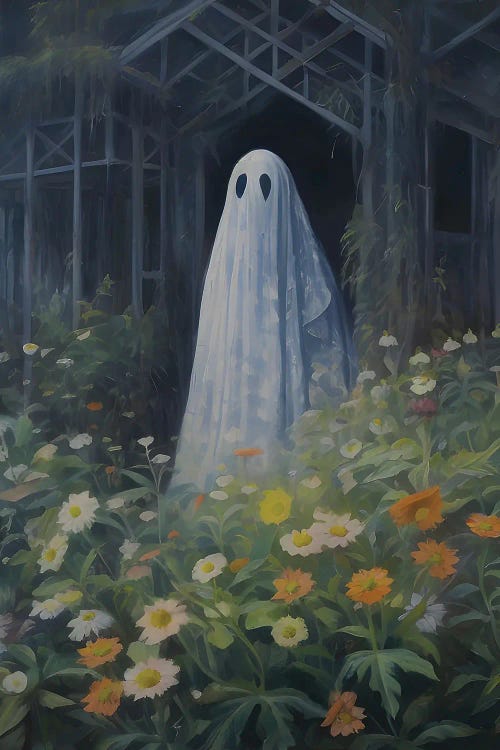 Botanical Ghost In Greenhouse