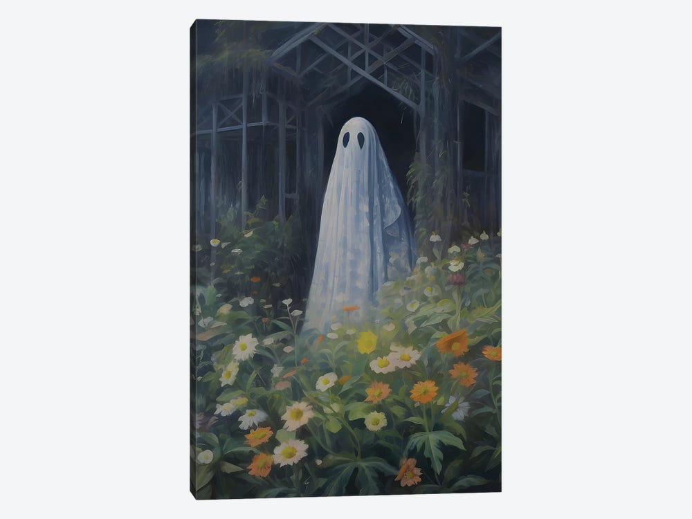 Botanical Ghost In Greenhouse by Bona Fidesa 1-piece Canvas Wall Art