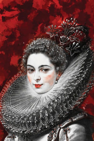 Dance Of Red by Bona Fidesa art print