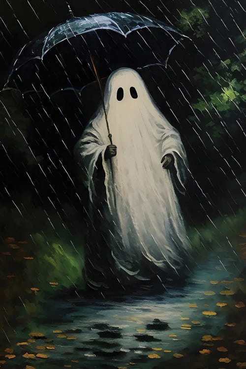 Ghost In The Rain by Bona Fidesa wall art