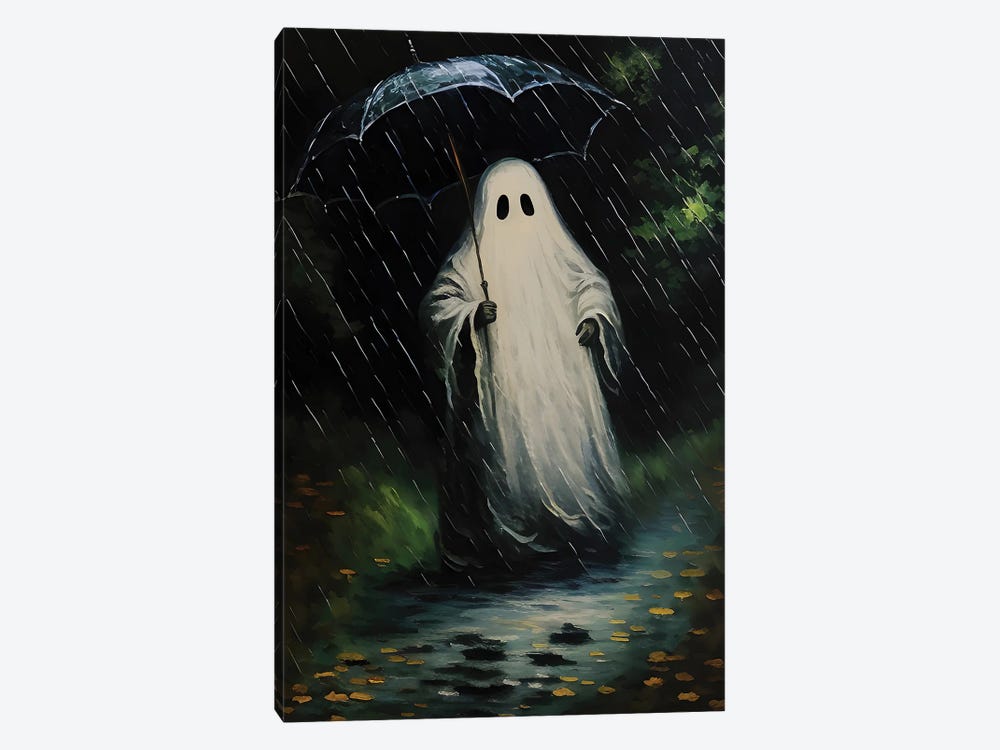 Ghost In The Rain by Bona Fidesa 1-piece Canvas Art Print