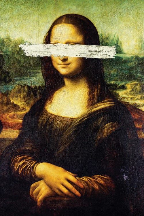 Altered Mona Lisa Portrait