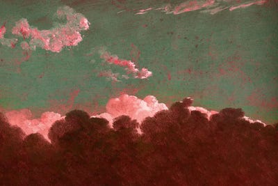 Surreal Colorful Landscape by Bona Fidesa framed wall art