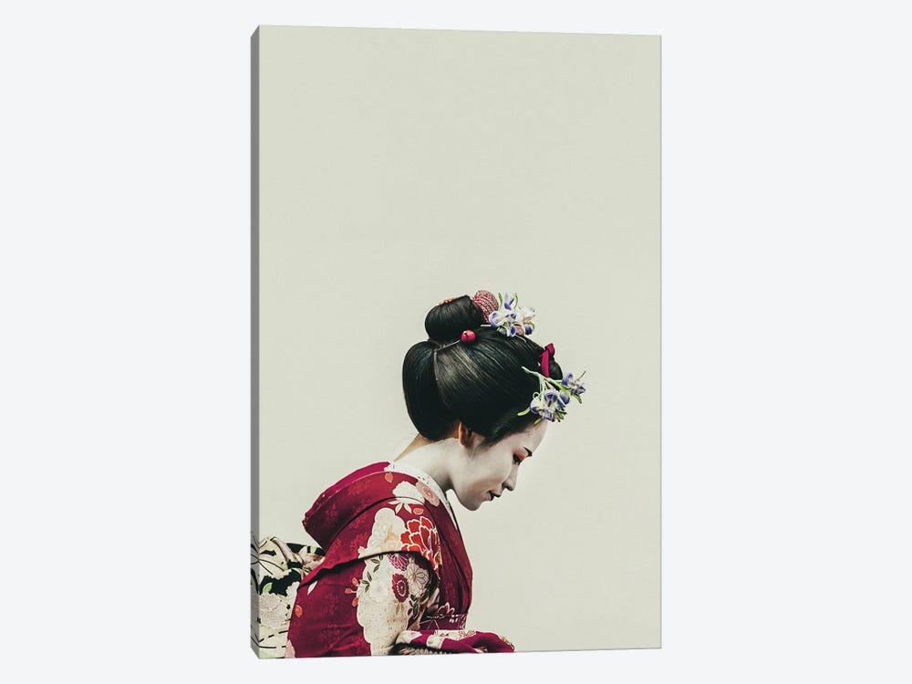 Geisha Portrait by Bona Fidesa 1-piece Canvas Print