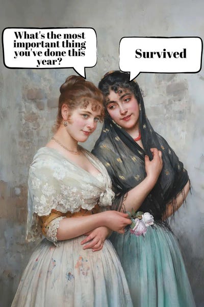 Historical Portraits, Modern Wit by Bona Fidesa canvas print