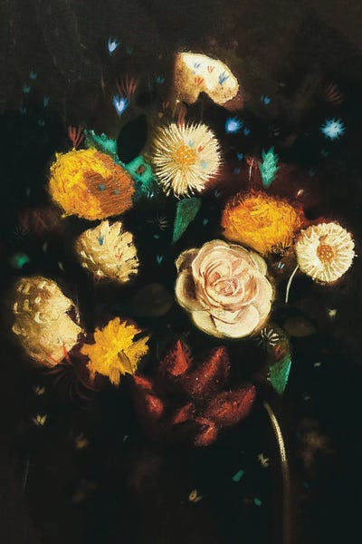 Moody Flower Bouquet II by Bona Fidesa art print