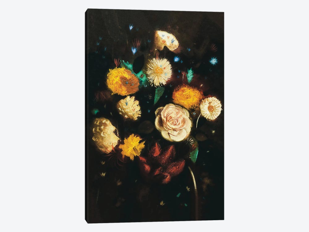 Moody Flower Bouquet II by Bona Fidesa 1-piece Art Print