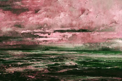 Serene Pink Sunset by Bona Fidesa framed wall art