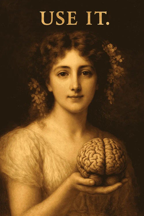 Use Your Brain by Bona Fidesa wall art