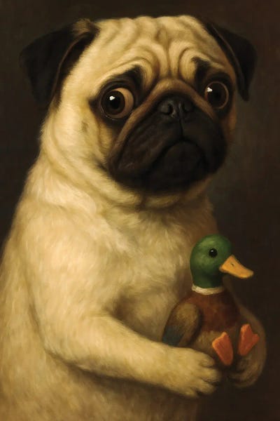 Puggy by Bona Fidesa multi panel art