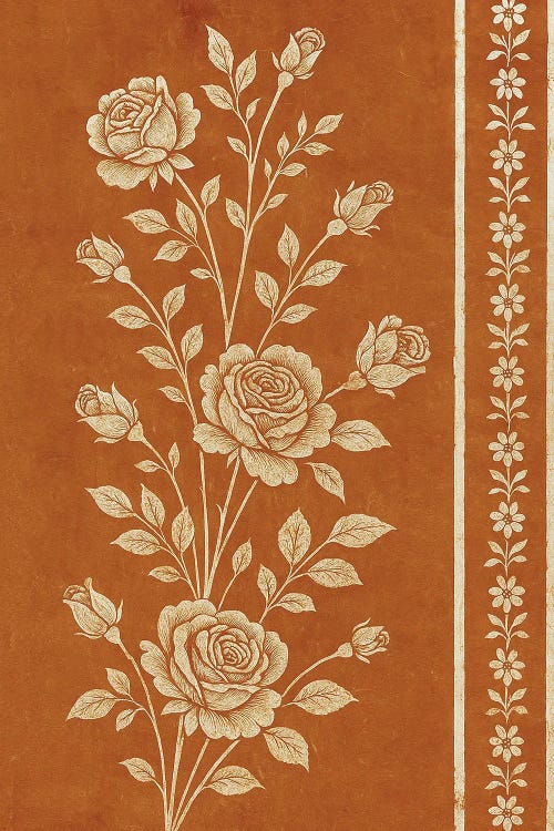 Burnt Orange Autumn Art by Bona Fidesa wall art