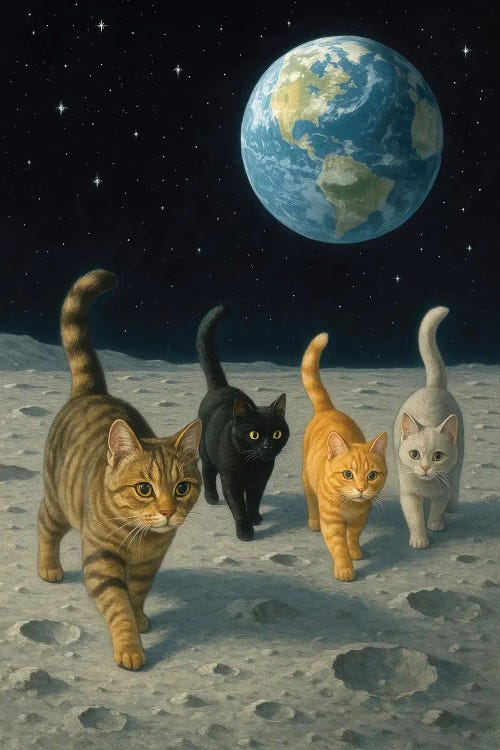 Cats On The Moon