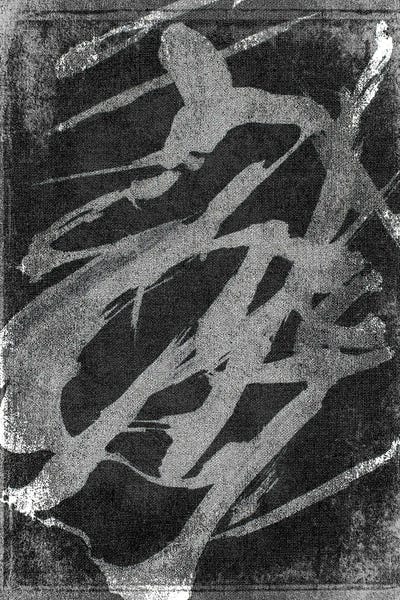 Black And Gray Abstract Painting II by Bona Fidesa framed wall art