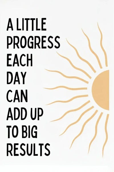 Daily Motivation by Bona Fidesa framed canvas print