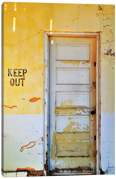 Keep Out Canvas Art Print - Brian Fuller