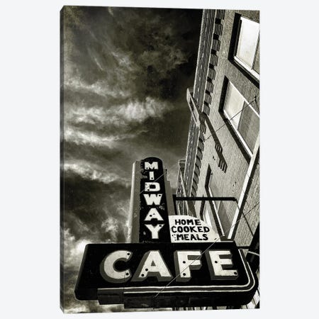 Midway Cafe Canvas Print #BFL68} by Brian Fuller Canvas Print