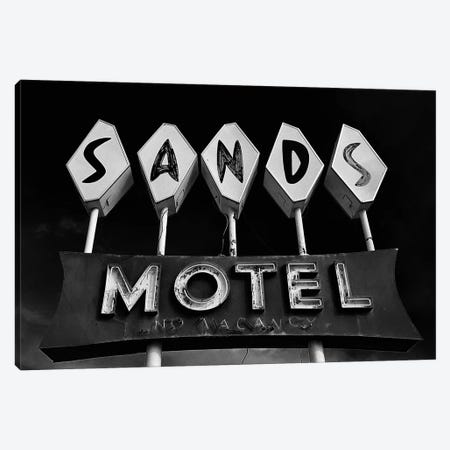 Sands Motel Canvas Print #BFL83} by Brian Fuller Art Print