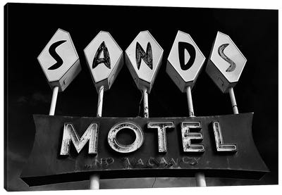 Sands Motel Canvas Art Print - Brian Fuller