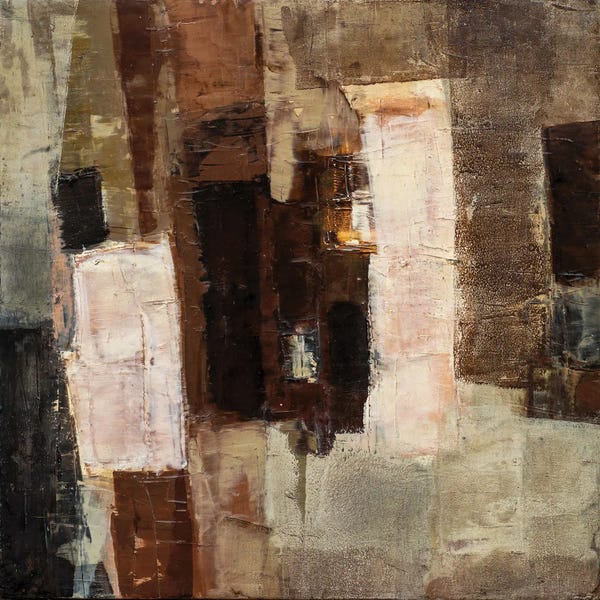 Effortless Earth Tone Abstracts: Tour De Babel by Brigitte Balbinot