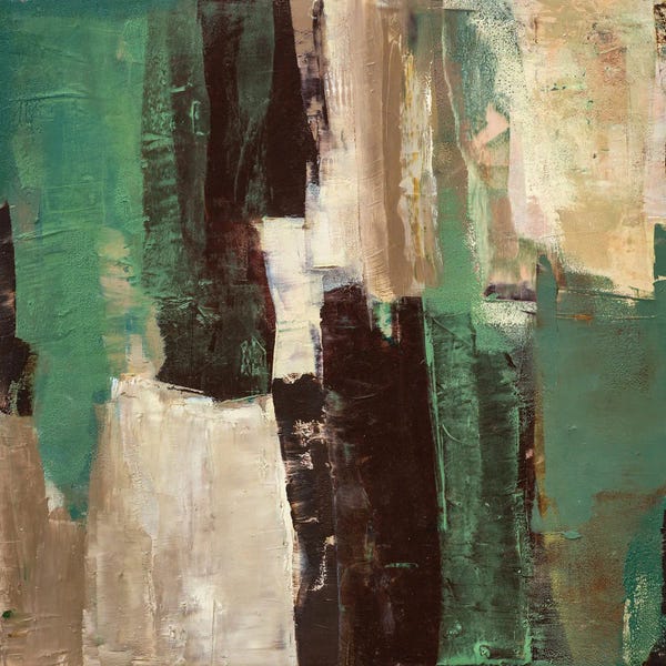 Effortless Earth Tone Abstracts: Untitled II by Brigitte Balbinot