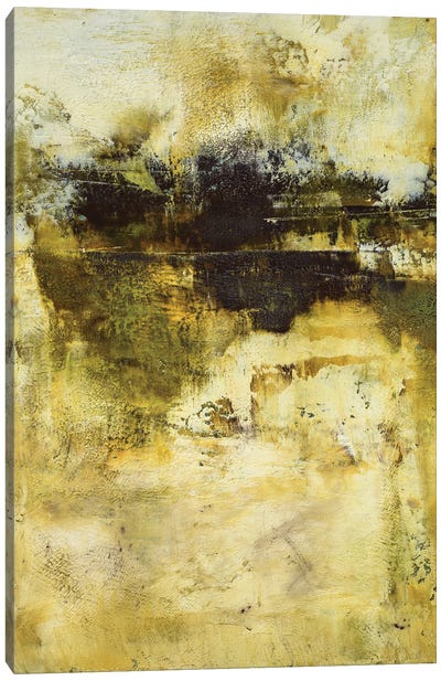Landscape Study II Canvas Art Print - Effortless Earth Tone Abstracts
