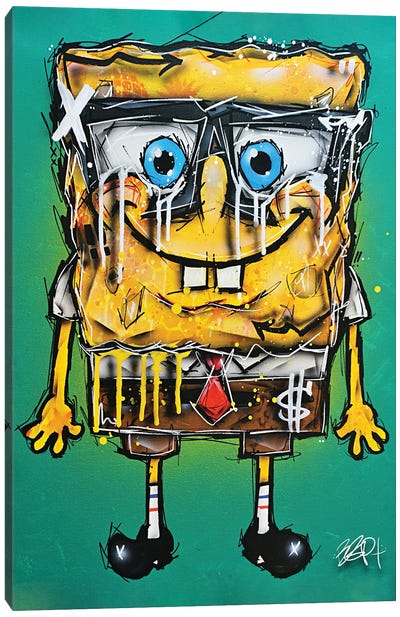 Bob Canvas Art Print - SpongeBob SquarePants