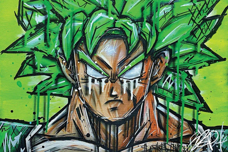 Broly by Brian Garcia wall art