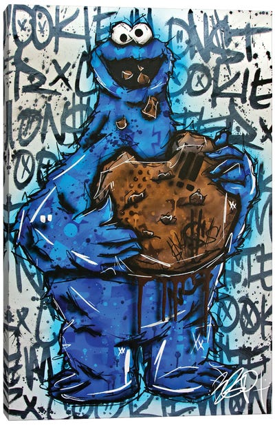 C Monster Canvas Art Print - Brian Garcia