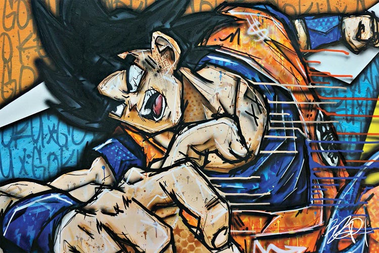 Goku by Brian Garcia wall art