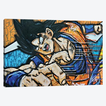Goku Canvas Print #BGC35} by Brian Garcia Canvas Print