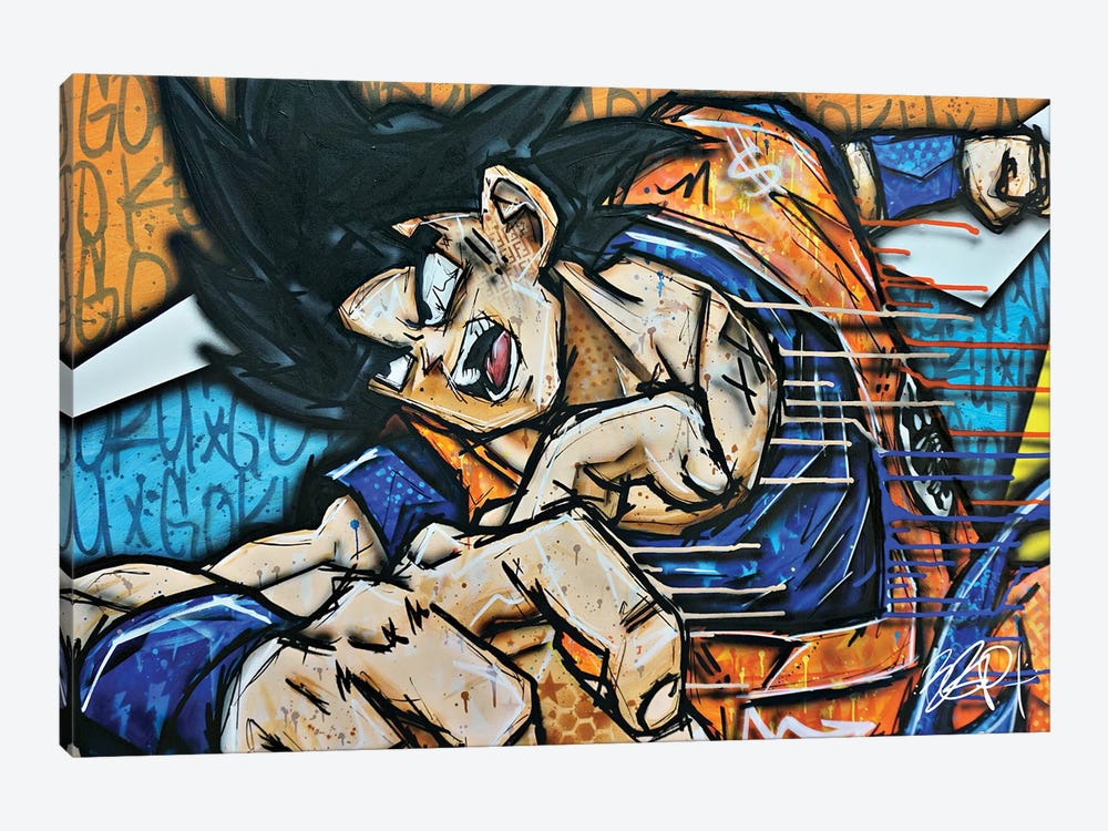 Goku by Brian Garcia 1-piece Canvas Art