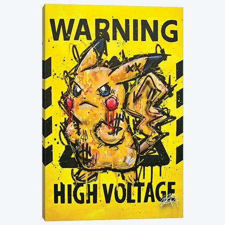 High Voltage Canvas Print #BGC39} by Brian Garcia Canvas Artwork
