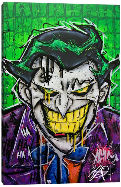Jokester Canvas Art Print - The Joker