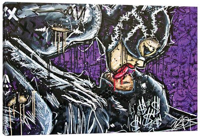 Love & Hate Canvas Art Print - Batman