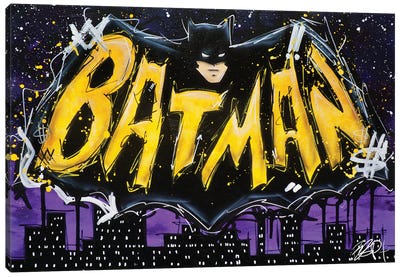 Protect the City Canvas Art Print - Batman