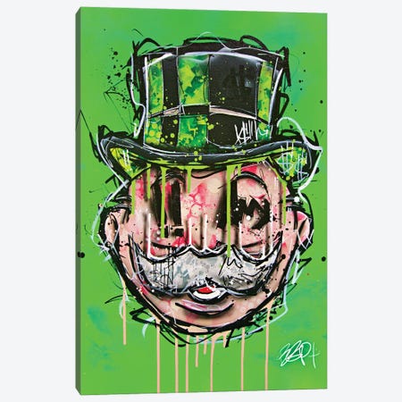 Rich Uncle Green Canvas Print #BGC75} by Brian Garcia Canvas Print
