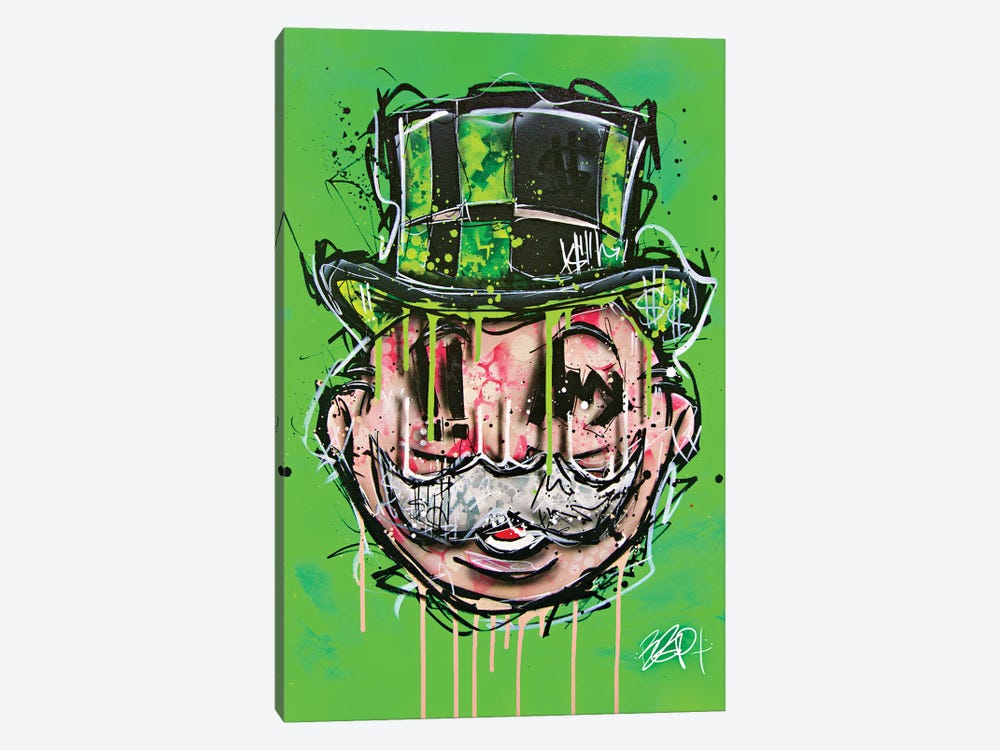 Rich Uncle Green by Brian Garcia 1-piece Canvas Wall Art