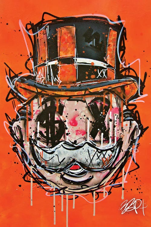 Rich Uncle Orange by Brian Garcia wall art